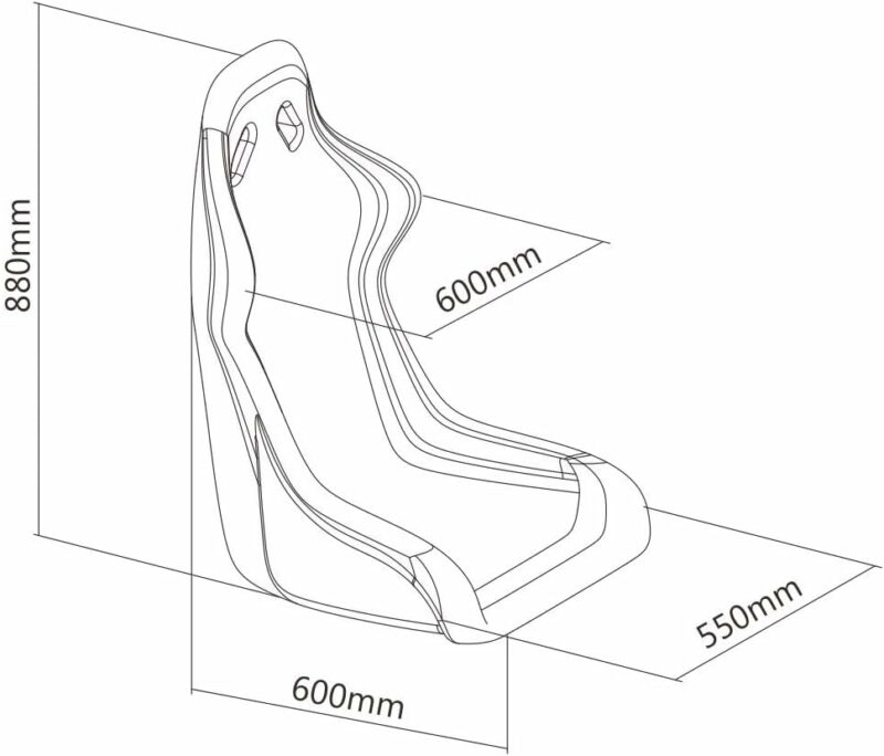 RS1 FiberCore Siège Baquet GTR