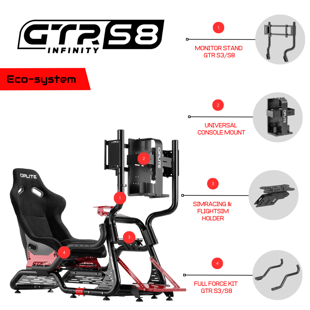 Oplite gtr chassis - chassis tubulaire pour simulateur automobile