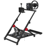 OPLITE Wheel Stand GT Universele houder voor stuurwiel, trapas en transmissie, compatibel met alle Logitech, Thrustmaster en Fanatec producten, autosimulatie en simulering setup zwart